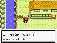 une photo d'Ã©cran de Pokemon Or sur Nintendo Game Boy Color